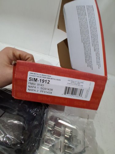SIM Front Semi-Metallic Disc Brake Pads - for select makes and models - (model: SIM-1912) image 4
