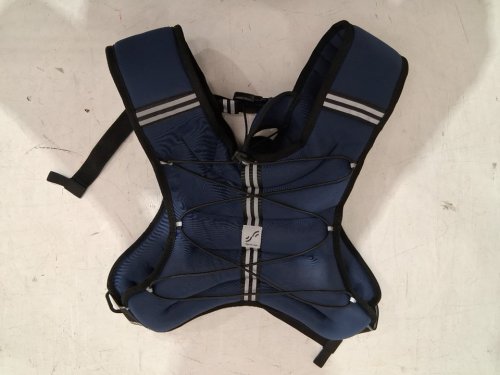 Sportneer Weighted Vest with Reflective Stripe - 20LB - Dark Navy Blue image 3
