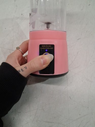 PORTABLE USB RECHARGEABLE BLENDER CUP - PINK image 3