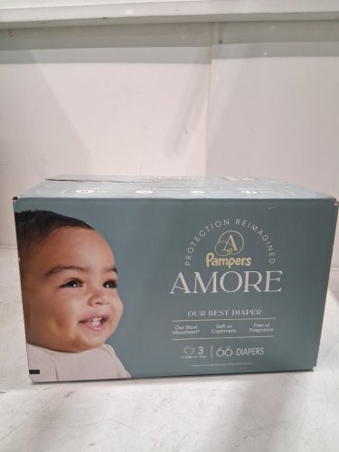 66PK PAMPERS AMORE DIAPERS - SIZE 3 - WHITE image 2