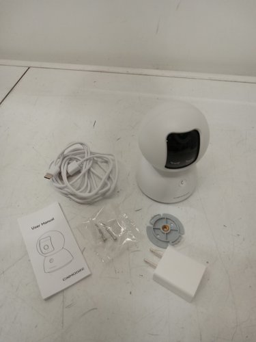 cinmoore C2U wired Indoor Pet Security Camera - 3k hd, 2 way audio - white (model: cm-c2u) image 3