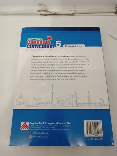 (paperback) Complete Canadian Curriculum: Grade 5 (Enriched Edition): math/english/science and social studies image 3