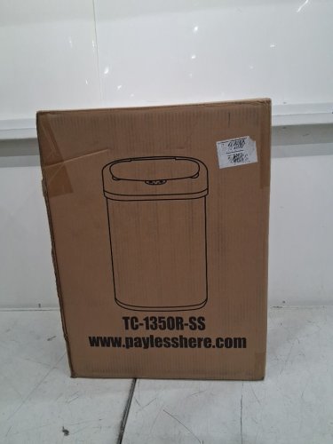 FDW Trash Can WITH Automatic Touchless Lid - Motion Sensor- 13 GAL - STAINLESS STEEL  (model:  tc-135or-ss image 2