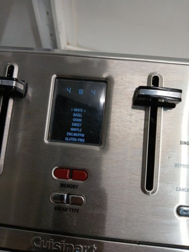 Cuisinart 4 Slice Digital Toaster with Memory Set Feature - 7 Shade Settings and 7 Bread Types - Stainless Steel (MODEL: CPT-740C) image 3