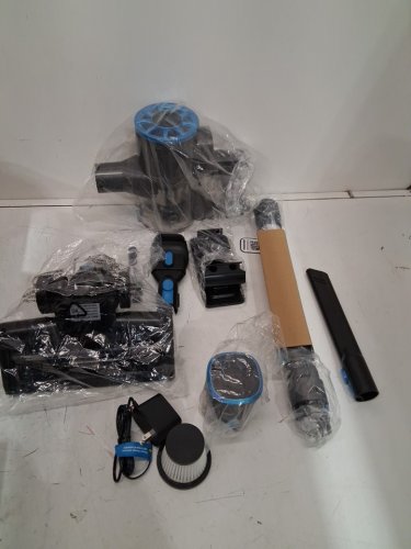 VAZONE 8 IN 1 LIGHTWEIGHT STICK RECHARGEABLE CORDLESS VACUUM -GREY/BLUE (MODEL: N9) image 3