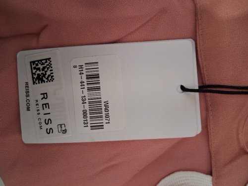WOMEN'S REISS WAVE-TRIM CREPE MIDI DRESS - SIZE 4 - PINK/WHITE (sTYLE : WA01071) image 3