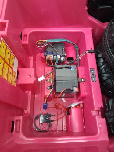 costway kids ride on truck car with led lights and parental remote control - 12V, 6kmh max - pink - (model: TQ10303US) image 10