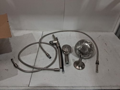 MOEN ENGAGE MAGNETIX 6-SETTING HANDSHADOW & RAINSHOWER WITH SLIDE BAR - BRUSHED NICKEL (MODEL: 28501SRN) image 2