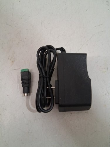 REPLACEMENT POWER ADAPTER FOR LED TAPE LIGHT - 12V 2A - BLACK image 3