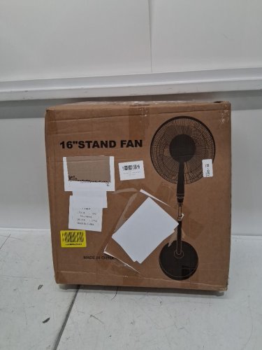 Mi hogar Pedestal Fan for Bedroom Oscillating Standing Fan - 16" - black image 2