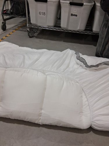 MATTRESS TOPPER - KING - WHITE image 5