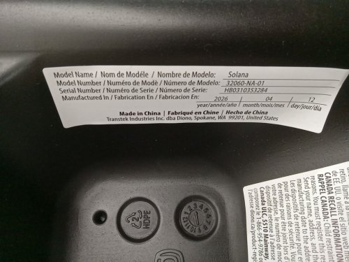 2PK DIONO SOLANA NO LATCH BACKLESS BOOSTER CAR SEATS WITH CUPHOLDERS AND REMOVABLE WASHABLE COVERS - FOR KIDS 40-120LBS - CHARCOAL BLACK (MODEL: 32060-NA-01) image 4