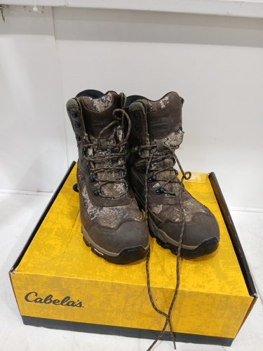 MEN'S CABELA'S Treadfast 2.0 GORE-TEX Insulated Hunting Boots - 13 WIDE - Brown/TrueTimber Strata(STYLE: 3596907) image 3