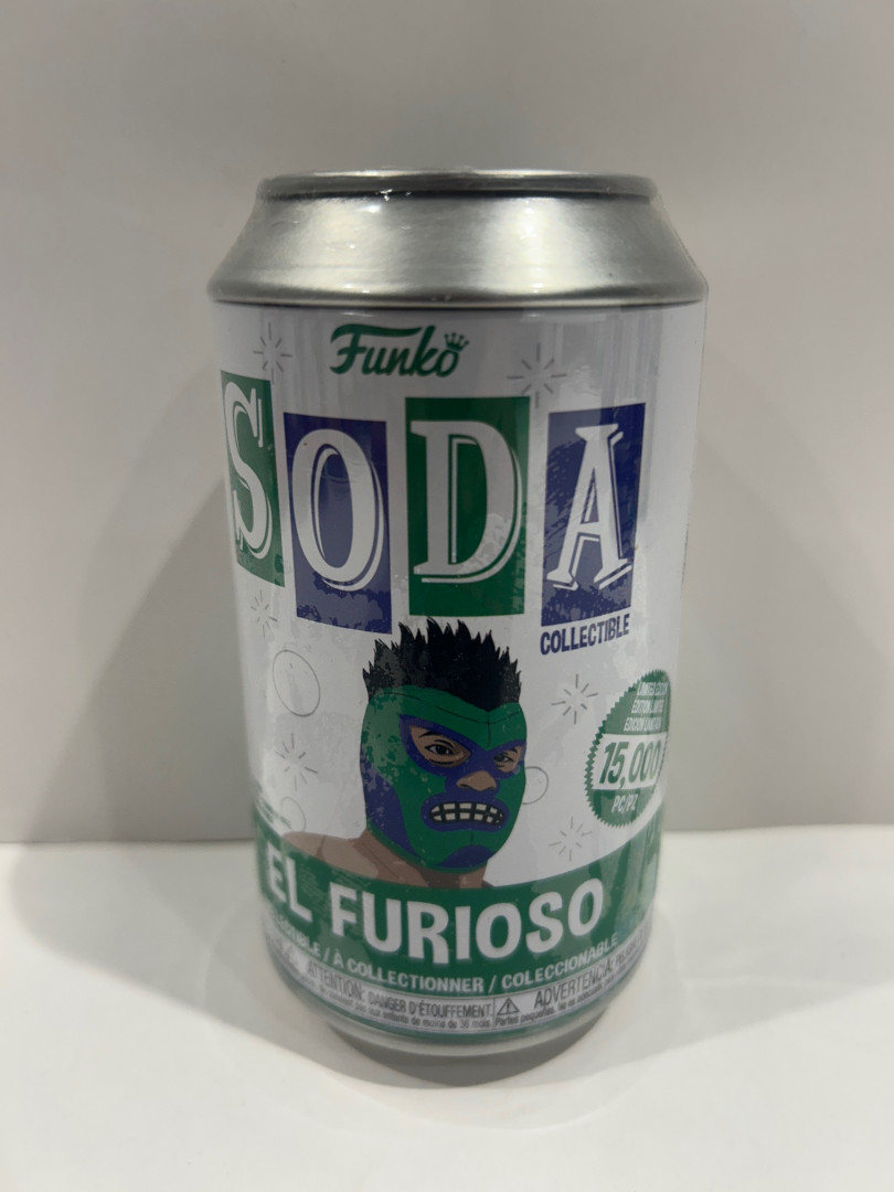 Funko soda! marvel - el furioso vinyl figure collectible (1 in 6 chance of limited edition chase) image 3