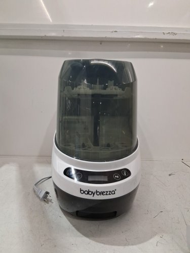 BABYBREZZA BOTTLE WASHER PRO 3-IN-1 WASHER/STERILIZER/DRYER - HOLDS 4 BOTTLES - BLACK/WHITE (MODEL: BRZ0103) image 7