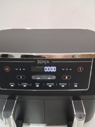NINJA FOODI SMART XL 6-IN-1 DIGITAL DUAL-BASKET AIR FRYER WITH MATCHCOOK & THERMOMETER - 10QT. TOTAL CAPACITY - BLACK (MODEL: DZ550) image 5