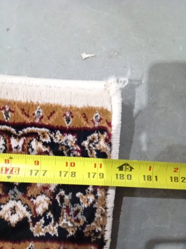 Oriental runner non slip Rug - 2ft8" x 15ft - multicolor image 3