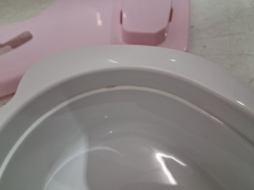 SUMMER BY INGENUITY "MY SIZE POTTY PRO" POTTY TRAINING TOILET WITH FLUSHING SOUNDS AND STORAGE - 50LBS MAX - PINK (MODEL: 17137) image 3