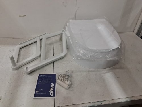 Drive Medical PreserveTech Universal Raised Toilet Seat - 2", 4" and 6" - white (MODEL: rtl12c002) image 2