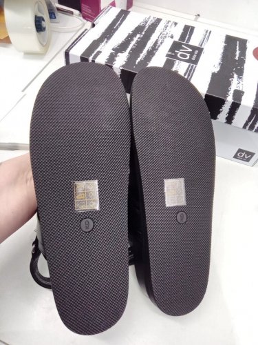 Women's DV by Dolce Vita argyle Sandal - size 9 - black (style: 1110319) image 3