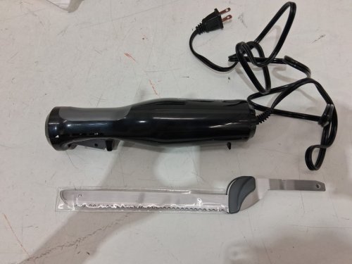 BLACK+DECKER ELECTRIC CARVING KNIFE with comfort grip  - 9" - BLACK (MODEL: EK500BC) image 3