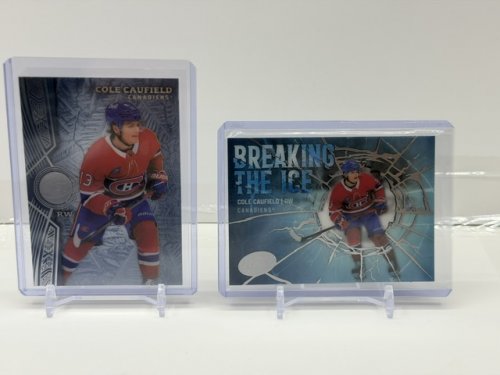 2 COLE CAUFIELD UPPER DECK ICE 2025-26 75PNT CARDS image 3