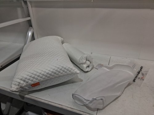 2pk uywo cooling comfort bed pillows - queen size - white image 3