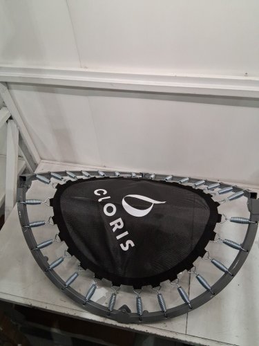 cloris folding round fitness trampoline -170lbs max -36" -blue (model: 36 IN) image 4