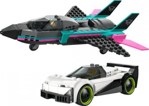 259pc Lego - city - jet vs. Car (60489) image 2
