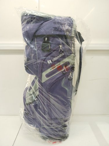 Goplus Lightweight Golf Cart Bag with 14-Way Full Length Organizer Dividers, 11 Pockets, Cooler Bag, Straps, and Umbrella Holder - 35.5" - Purple (Model: SP38440VT) image 5