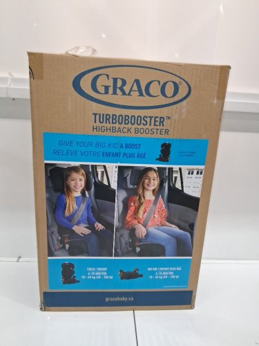 GRACO 2-IN-1 TURBOBOOSTER HIGHBACK TO BACKLESS BOOSTER CAR SEAT - 40LB TO 100LB MAX - BLACK (MODEL: 2168325) image 2