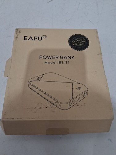 EAFU PORTABLE CHARGER POWER BANK WITH LED DISPLAY - 10000mah - BLACK (MODEL: BE-E1) image 2