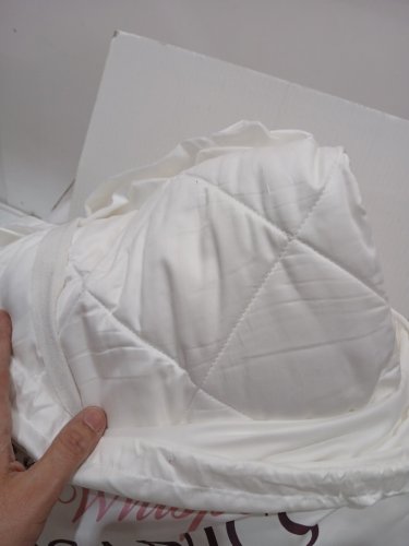 Ventilated Breathable Cooling Memory Foam Mattress Topper with Removable Soft Cover - twin xl - 2'' - white image 3