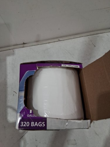 320PK KIRKLAND HOME AND OFFICE TRASH BAGS WITH SMART TIE CLOSURE - 10 GALLON - WHITE (model: 714389) image 3