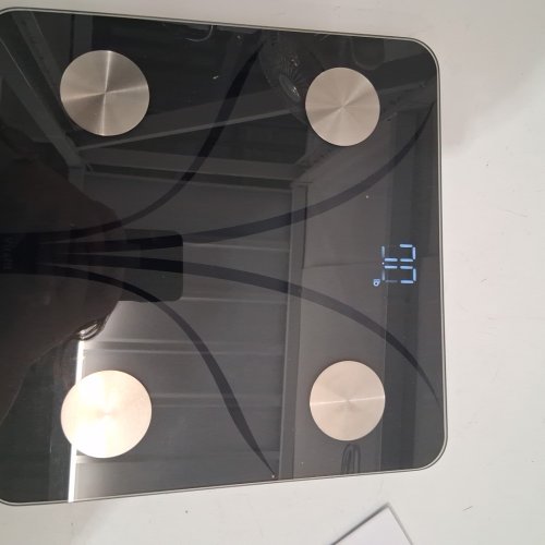 vitafit smart body fat scale with app connection - 400lb cap - black - (model: vt702) image 3