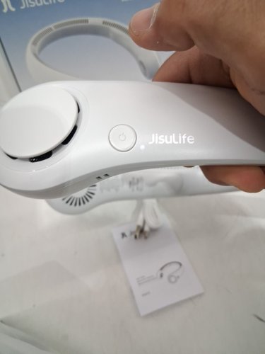 Jisulife LIFE4 5-Speed portable neck fan - OSFM - White (model: fa14-s) image 3