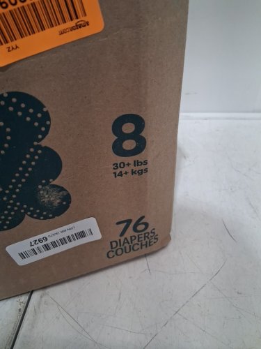 60PK PAMPERS ABSORBENT SWADDLERS - SIZE 8 - Animal Pattern image 3