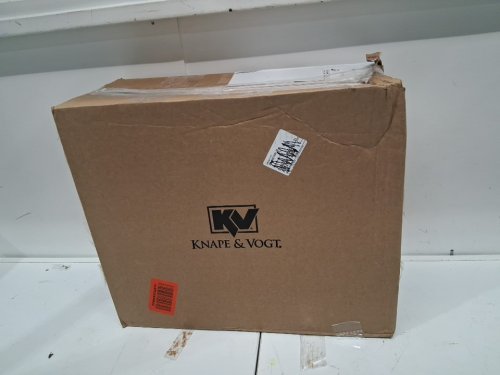 KNAPE & VOGT REAL SOLUTIONS IN-CABINET SINGLE PULL OUT TRASH CAN - 17" X 8" X 20" - GRAY (MODEL: SCB9-1-20PT) image 2