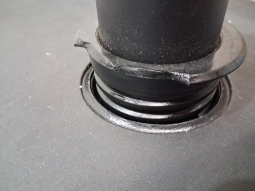 Costway mobile fillable umbrella base with wheels - 176lbs max, 22" x 22" - black - (model: np13063dk) image 7