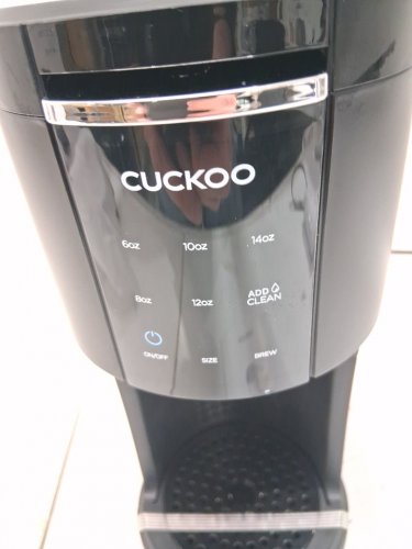 3-in-1 CUCKOO K-Cup Coffee Maker with 5 Cup Sizes and Self-Cleaning Function - 1.2l capacity - black - (model: CCM-AK011B) image 4