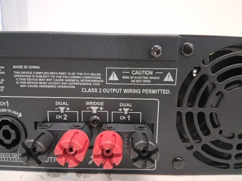 crown by HARMAN XLS4 drivecore 2-series power Amplifier with xover & limtr- 2500w - 120V - black (MODEL: XLS2502-0 US) image 8