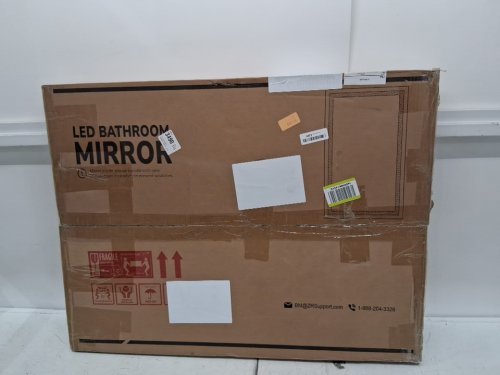 KEONJINN Bathroom LED Mirror Anti-Fog Horizontal/Vertical - 32" X 24" - WHITE image 3