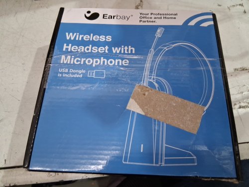 Earbay Bluetooth Wireless Headset with Microphone and USB Receiver - Black  (Model: BT-68 ) image 2