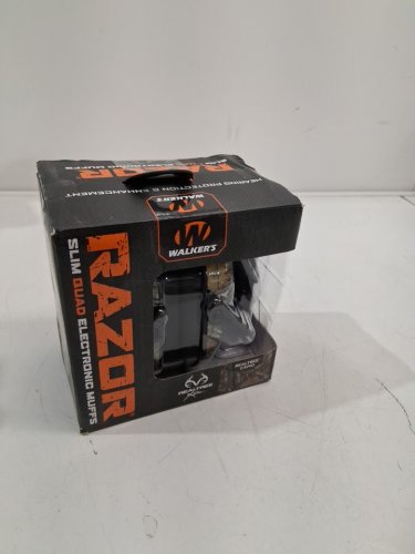Walker's Slim Quad Electronic Muffs - Battery Operated - RealTree Camo (Model: GWP-RSEQM-CMO) image 3