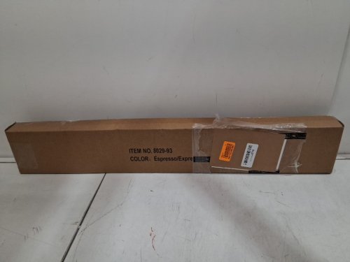 2PK VERSAILLES HOME FASHIONS SWING ARM RODS WITH BALL FINIAL - 24" - 38" x 0.5" - EXPRESSO/BRONZE (MODEL: 8029-93) image 2