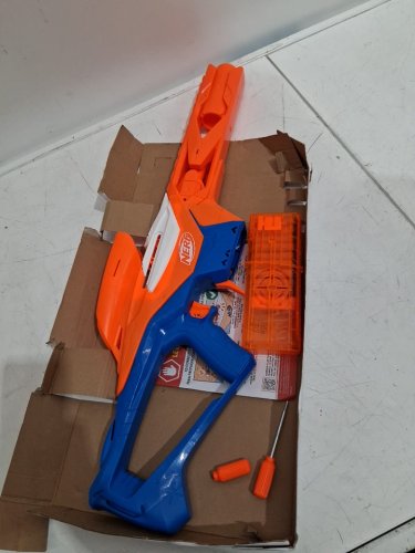 NERF N SERIES PINPOINT DART BLASTER - ORANGE/BLUE image 2