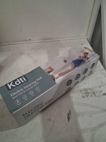 KDTI ELECTRIC HEATING PAD - 6 TEMPERATURE SETTINGS - 22.5" x 30.5" - BLUE (model: k9008-13a) image 2