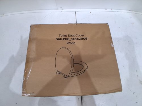 garvee Round Toilet Seat with Slow Soft Close - 17" - white - (model: pho_161czrq9) image 2