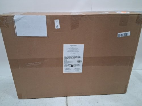 amazon basics Plastic outdoor Dog House - 31" x 21" x 26" - white/grey/black (model: YE4948562) image 3