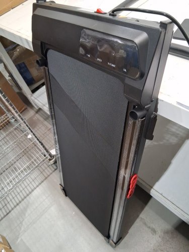 COMPACT UNDER DESK WALKING TREADMILL - 3.0HP - 0.6-7.6MPH - 350lb max - BLACK (MODEL: V300) image 4